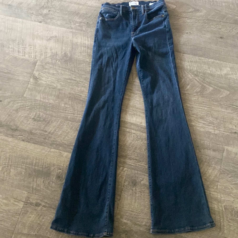 Frame Le flare sz 27 denim jeans Euc